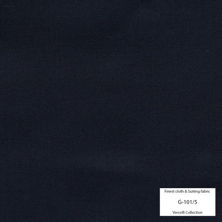 G101/5 Vercelli VIII - 95% Wool - Xanh đen tone Đen
